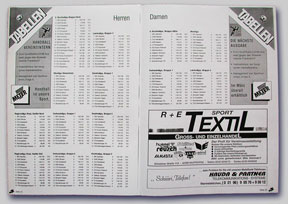 Click to see it big Tabellen, Handball-Zeitschrift 7-Meter